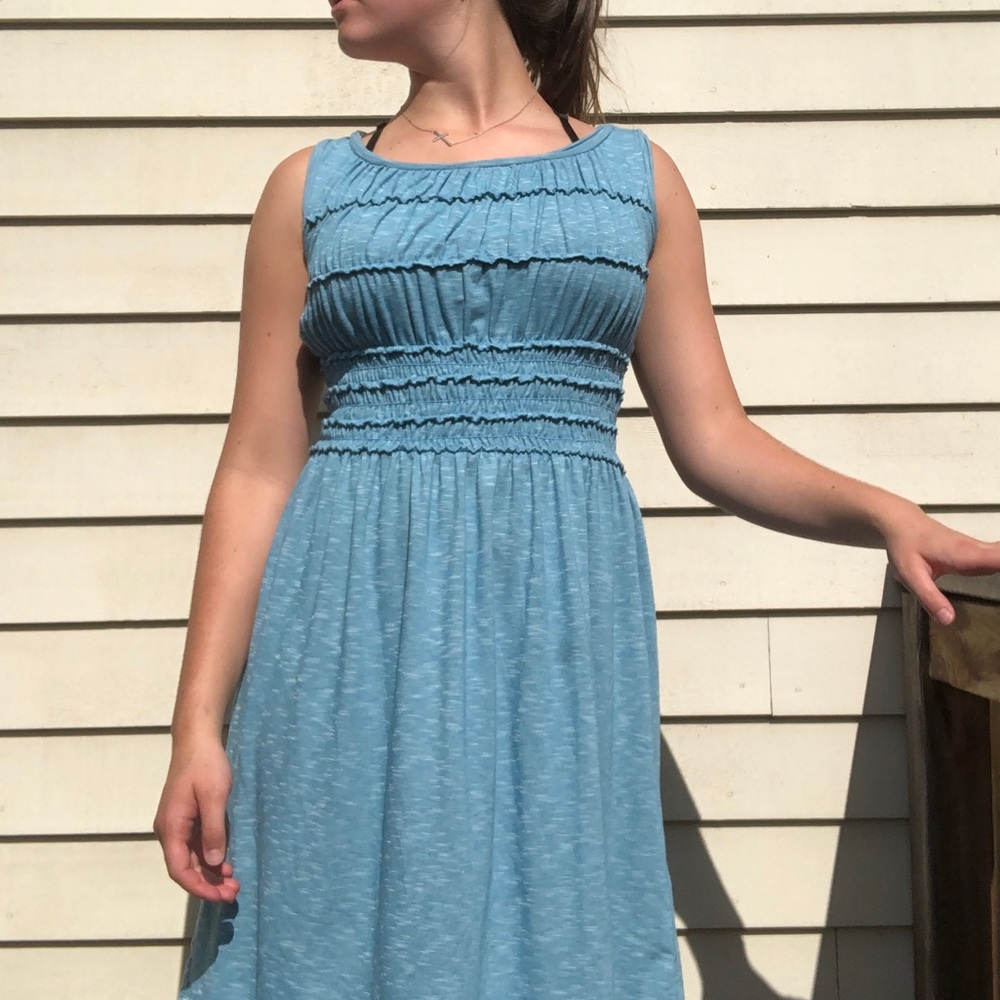 Tight Top Blue Sundress